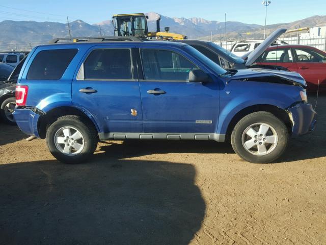 1FMCU93158KD49628 - 2008 FORD ESCAPE XLT BLUE photo 9