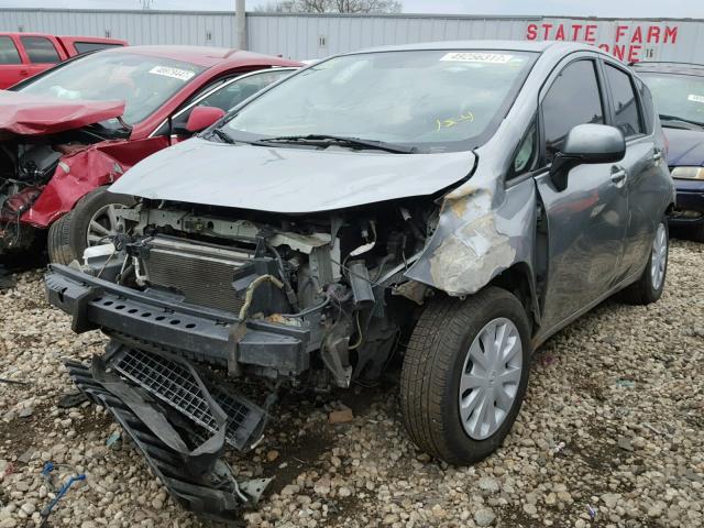 3N1CE2CP7EL359104 - 2014 NISSAN VERSA NOTE GRAY photo 2