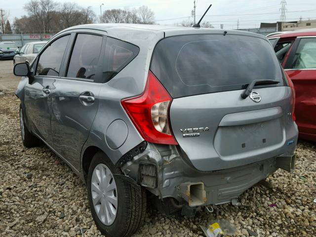 3N1CE2CP7EL359104 - 2014 NISSAN VERSA NOTE GRAY photo 3