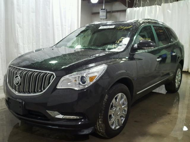 5GAKVBKD7GJ121359 - 2016 BUICK ENCLAVE BLACK photo 2