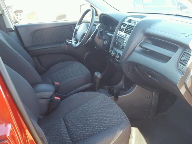 KNDJF724487529465 - 2008 KIA SPORTAGE L RED photo 5