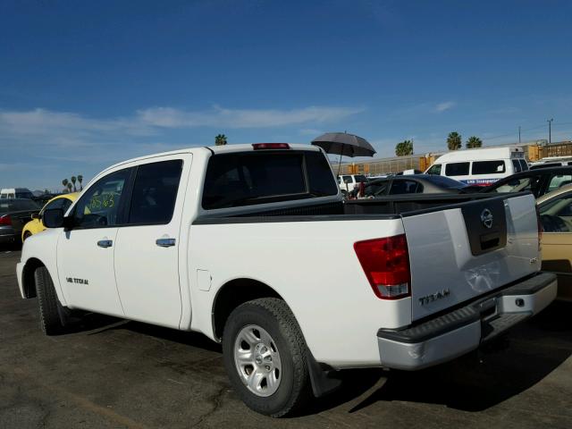 1N6AA07A27N212280 - 2007 NISSAN TITAN XE WHITE photo 3