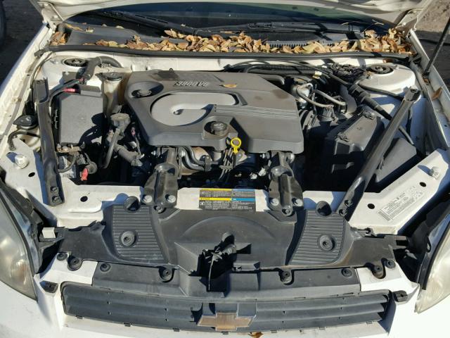 2G1WC581569185617 - 2006 CHEVROLET IMPALA LT WHITE photo 7