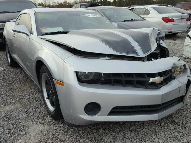 2G1FE1EDXB9151832 - 2011 CHEVROLET CAMARO LS SILVER photo 1