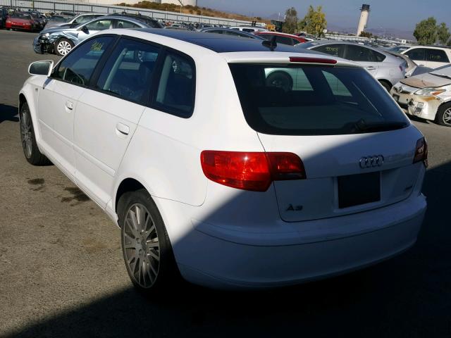 WAUNF78P58A120703 - 2008 AUDI A3 2.0 PRE WHITE photo 3