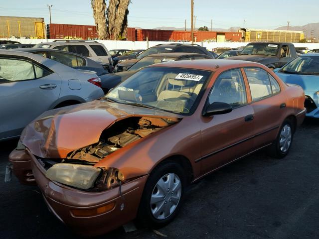 1Y1SK5263VZ408511 - 1997 GEO PRIZM BASE BROWN photo 2