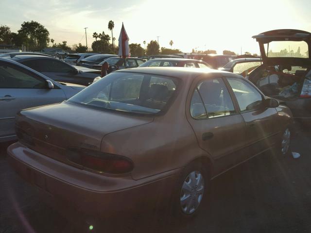 1Y1SK5263VZ408511 - 1997 GEO PRIZM BASE BROWN photo 4