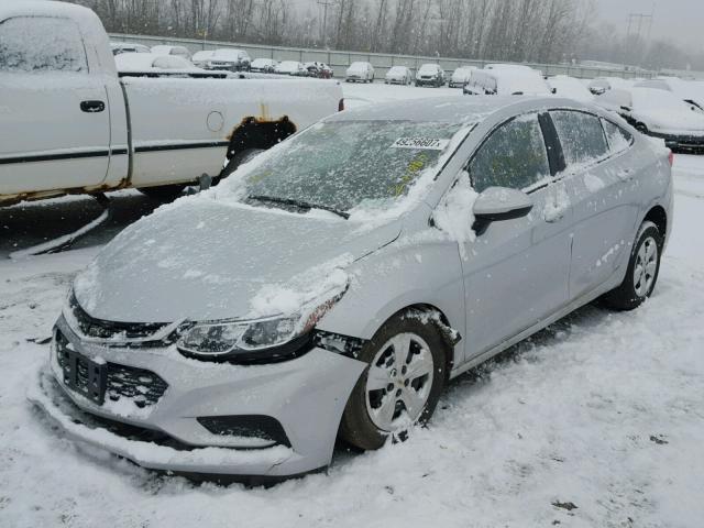 1G1BC5SM7G7279647 - 2016 CHEVROLET CRUZE LS SILVER photo 2