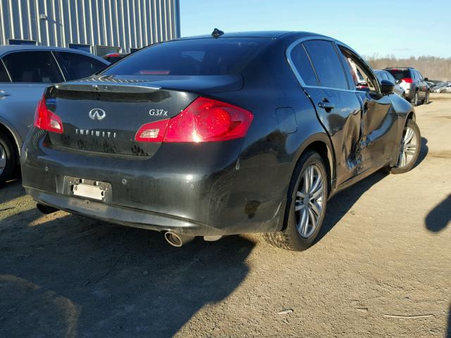 JN1CV6AR4AM250594 - 2010 INFINITI G37 BLACK photo 4