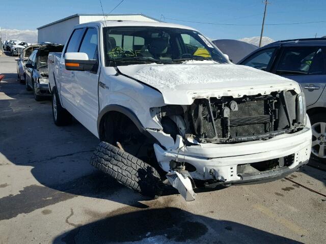 1FTPW14V39KB67771 - 2009 FORD F150 SUPER WHITE photo 1