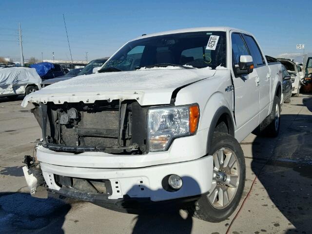 1FTPW14V39KB67771 - 2009 FORD F150 SUPER WHITE photo 2