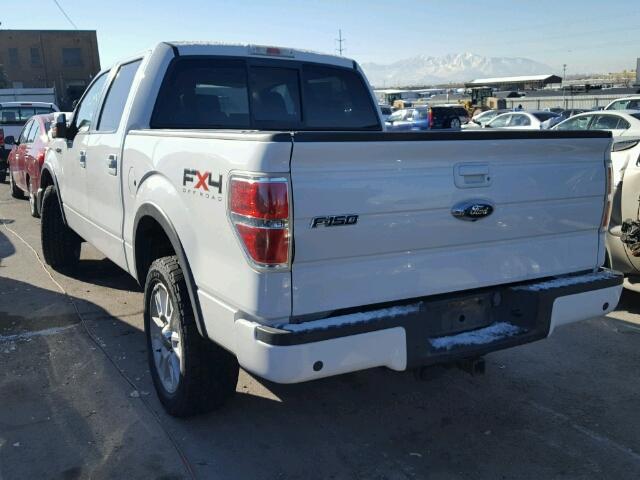 1FTPW14V39KB67771 - 2009 FORD F150 SUPER WHITE photo 3