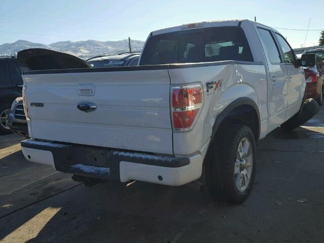 1FTPW14V39KB67771 - 2009 FORD F150 SUPER WHITE photo 4