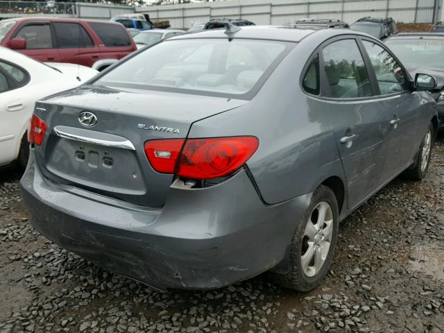 KMHDU4AD7AU016782 - 2010 HYUNDAI ELANTRA BL GRAY photo 4