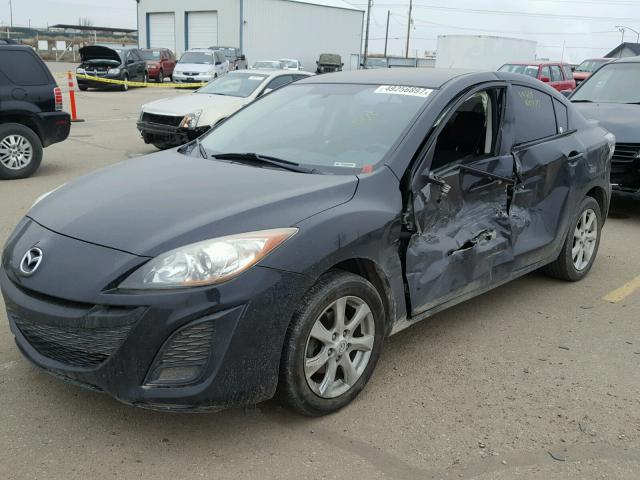 JM1BL1VGXB1360109 - 2011 MAZDA 3 I BLACK photo 2