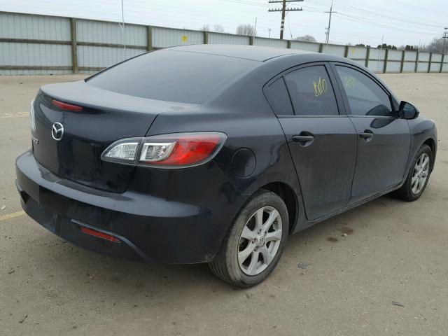 JM1BL1VGXB1360109 - 2011 MAZDA 3 I BLACK photo 4