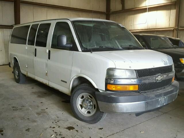 1GAHG39U841162361 - 2004 CHEVROLET EXPRESS G3 WHITE photo 1