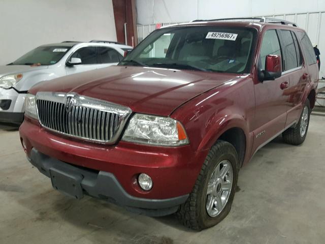 5LMEU88H65ZJ02823 - 2005 LINCOLN AVIATOR 栗色 照片 2