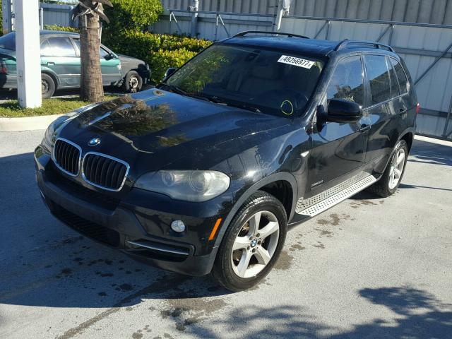 5UXFE43549L267503 - 2009 BMW X5 XDRIVE3 BLACK photo 2