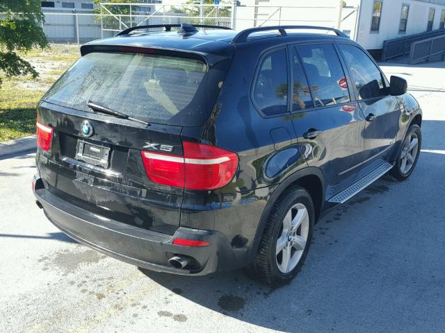 5UXFE43549L267503 - 2009 BMW X5 XDRIVE3 BLACK photo 4