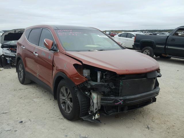 5XYZU3LB7DG066118 - 2013 HYUNDAI SANTA FE S ORANGE photo 1