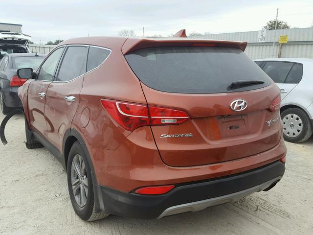 5XYZU3LB7DG066118 - 2013 HYUNDAI SANTA FE S ORANGE photo 3