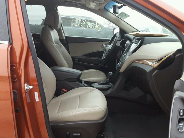 5XYZU3LB7DG066118 - 2013 HYUNDAI SANTA FE S ORANGE photo 5