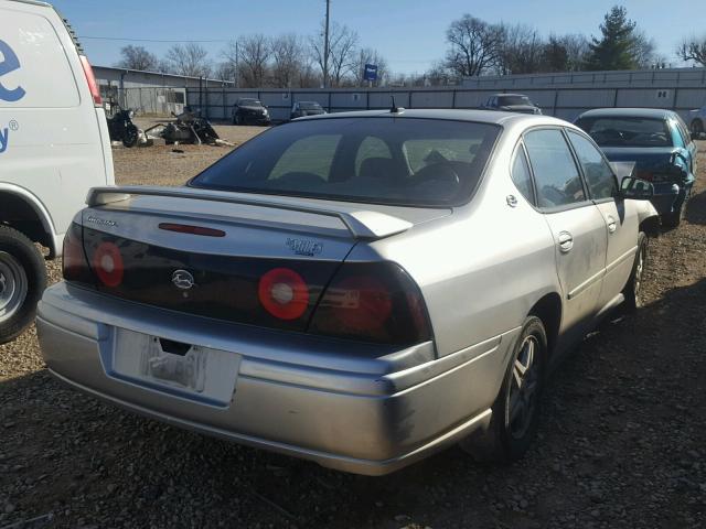 2G1WF52E059395169 - 2005 CHEVROLET IMPALA SILVER photo 4