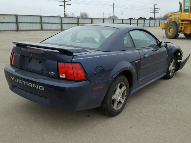 1FAFP40453F379648 - 2003 FORD MUSTANG BLUE photo 4