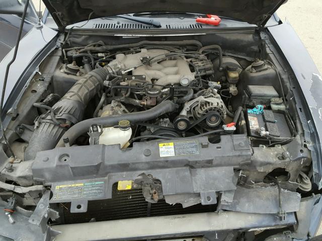 1FAFP40453F379648 - 2003 FORD MUSTANG BLUE photo 7