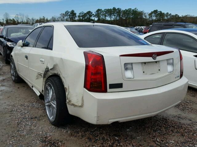 1G6DM57T770111516 - 2007 CADILLAC CTS WHITE photo 3