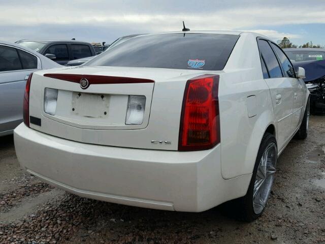 1G6DM57T770111516 - 2007 CADILLAC CTS WHITE photo 4