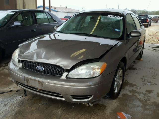 1FAFP56U97A174270 - 2007 FORD TAURUS SEL TAN photo 2