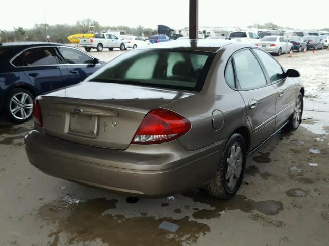 1FAFP56U97A174270 - 2007 FORD TAURUS SEL TAN photo 4