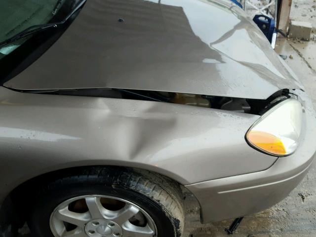 1FAFP56U97A174270 - 2007 FORD TAURUS SEL TAN photo 9