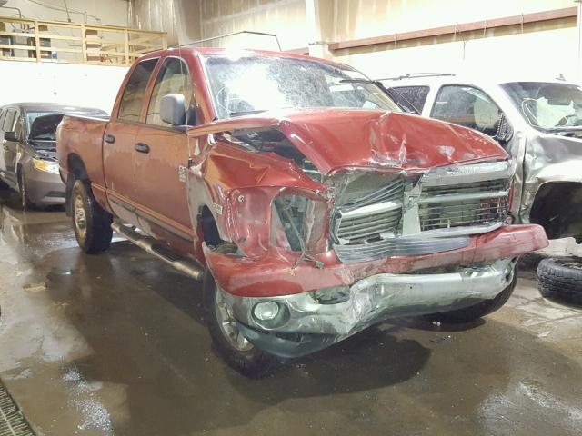 1D7KS28D87J594515 - 2007 DODGE RAM 2500 S BURGUNDY photo 1