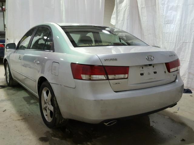 5NPEU46F57H163057 - 2007 HYUNDAI SONATA SE GRAY photo 3