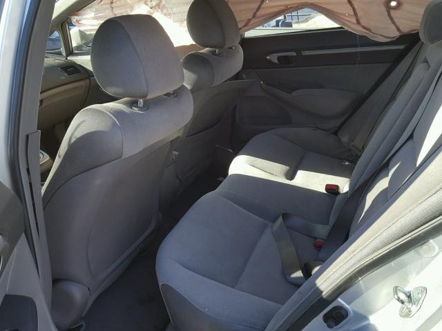 1HGFA16827L043047 - 2007 HONDA CIVIC EX ვერცხლისფერი ფოტო 6