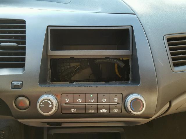 1HGFA16827L043047 - 2007 HONDA CIVIC EX ვერცხლისფერი ფოტო 9