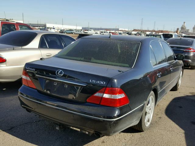 JTHBN36F065048681 - 2006 LEXUS LS 430 BLACK photo 4