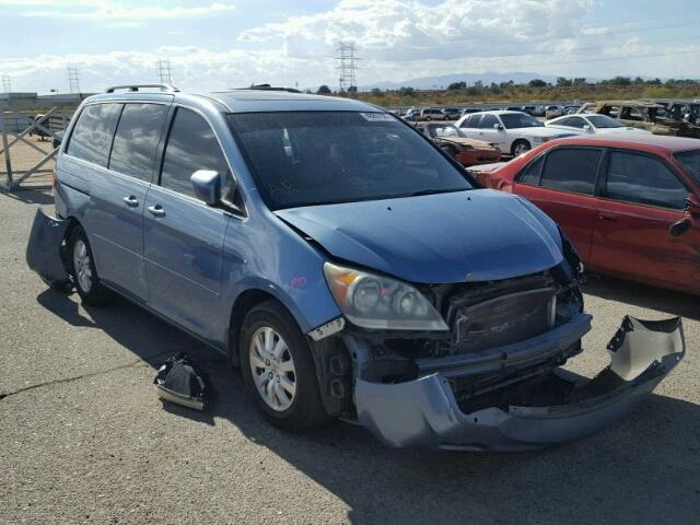 5FNRL38738B107168 - 2008 HONDA ODYSSEY EX BLUE photo 1