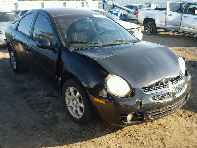 1B3ES56C13D121231 - 2003 DODGE NEON SXT BLACK photo 1