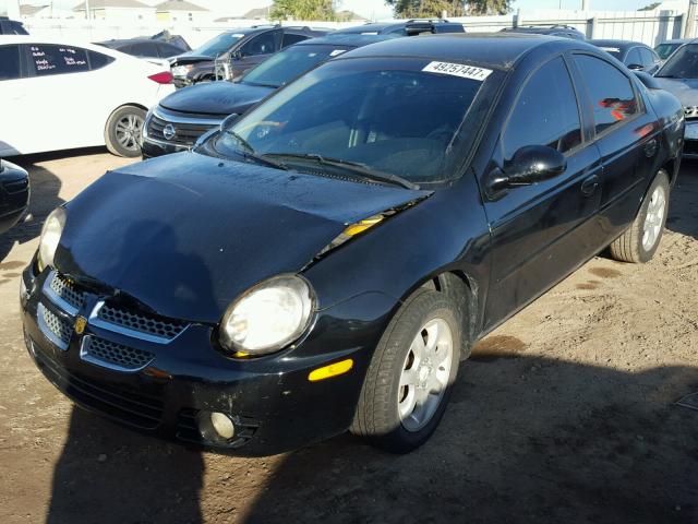 1B3ES56C13D121231 - 2003 DODGE NEON SXT BLACK photo 2