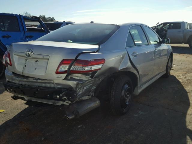 4T1BF3EK2BU763549 - 2011 TOYOTA CAMRY BASE SILVER photo 4