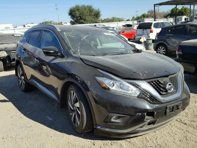 5N1AZ2MG9FN202033 - 2015 NISSAN MURANO S BLACK photo 1