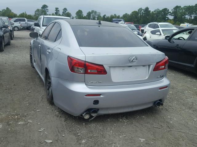 JTHBP262885003797 - 2008 LEXUS IS-F SILVER photo 3