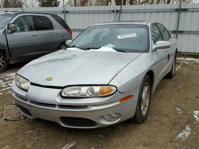 1G3GS64C014166352 - 2001 OLDSMOBILE AURORA 4.0 GRAY photo 2