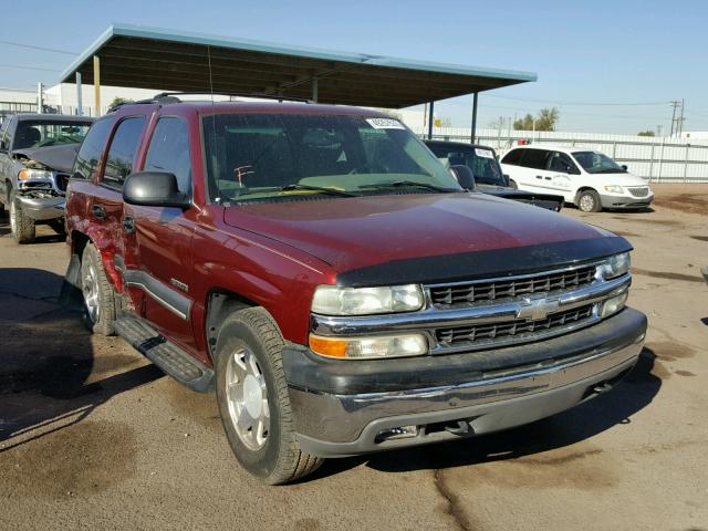 1GNEC13Z42R303589 - 2002 CHEVROLET TAHOE C150 MAROON photo 1