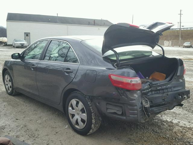 4T4BE46K49R123429 - 2009 TOYOTA CAMRY BASE GRAY photo 3