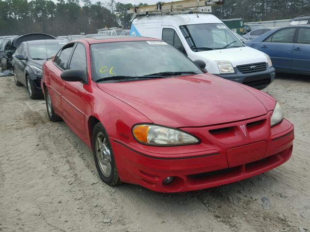 1G2NW52E93C155440 - 2003 PONTIAC GRAND AM G RED photo 1